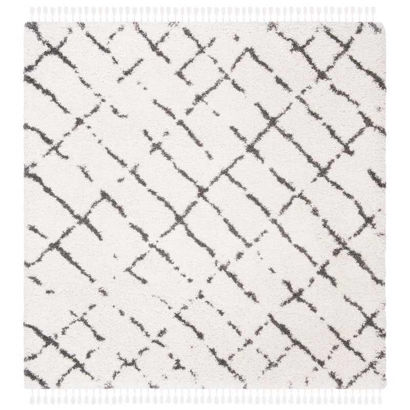Tapis à performance géométrique Imraan, Carré 6 pi 7 po
