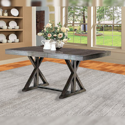 Claudino Leeds Dining Table In Grey Finish