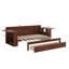 Lit de jour double avec bureau, tiroirs et table d'appoint hydraulique-531557414-531557415
