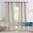 Deavion Velvet Curtains Metal Grommets Room Darkening with Gold Foil Print 2 Panel Set-106462133-106462138
