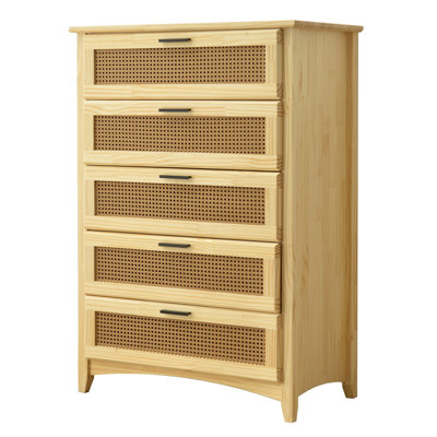 Chardip Shaker Solid Pine Deep Drawer by Bay Isle Home