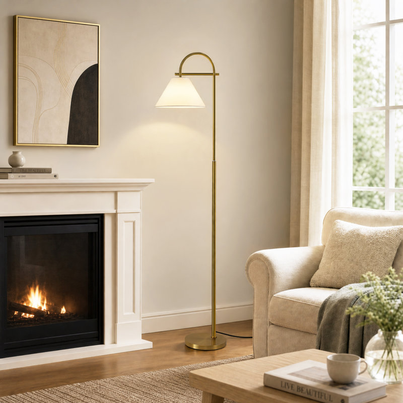 Liliane 68" Arched/Arc Floor Lamp