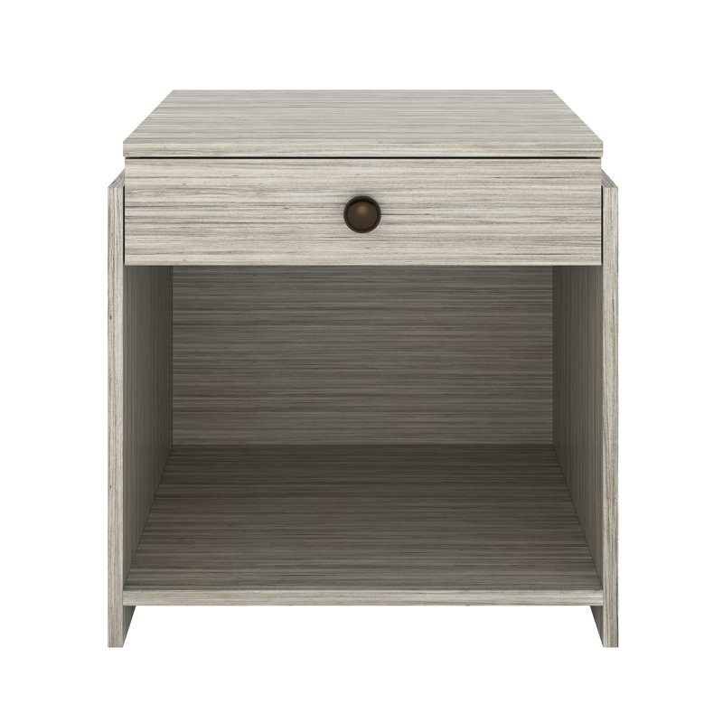 Boyd Sleep Sydney Single Drawer Nightstand, Gray
