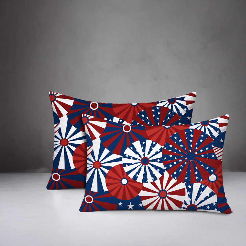 Coussin réversible intérieur / extérieur 2 ensembles Sovereignty, 20x14, Navy Blue