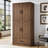 70 "Standard Storage Bookcase with Door and Drawer, Farmhouse Tall Book Cabinet-1708686099