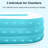 Plastic,Polypropylene Rectangle Inflatable Pool 22'' H x 22'' W x 120'' L