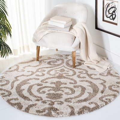 Tapis brun / beige Ellyona