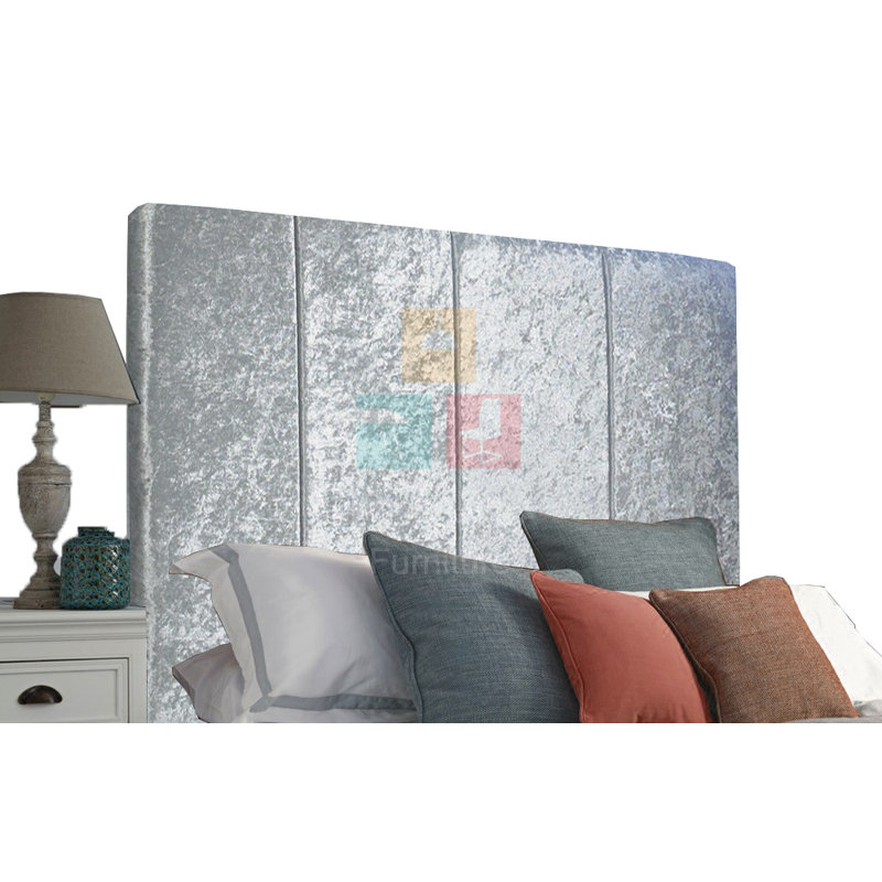 Alton Upholstered Headboard, Silver, Small Double (4')