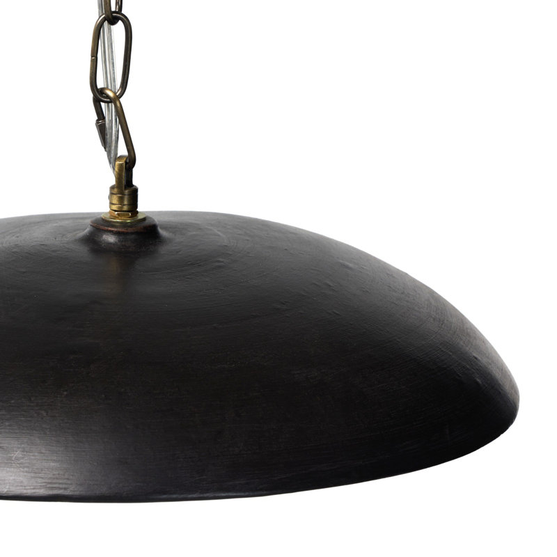Organic 1 - Light Pendant, Aged Black Terracotta