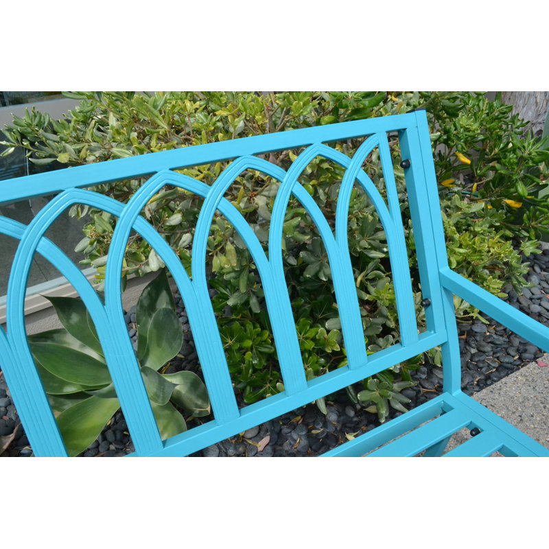 Banc de jardin Lehmann, Bleu Soho