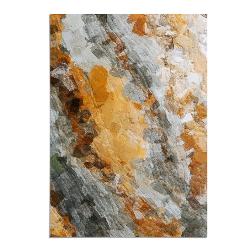 Brown Sugar Abstract - Wall Art, Paper, 42cm H x 29.7cm W, No Matte