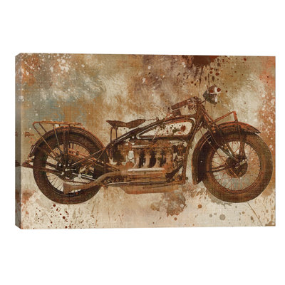 Live To Ride V by Carol Robinson - Print on Canvas