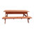 Cedar Picnic Table With Large Storage Compartment