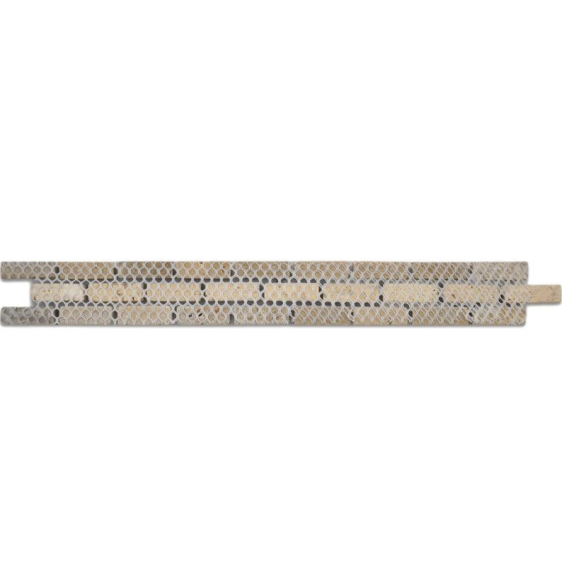 1'' 12'' Travertine Listello