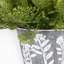 Feuillage de verdure artificiel printemps été avec seau en métal rustique pour décoration murale de porte d'entrée, jets de fleurs en grappe pour centres de table de salle à manger, décoration de fête de mariage pour bureau à domicile