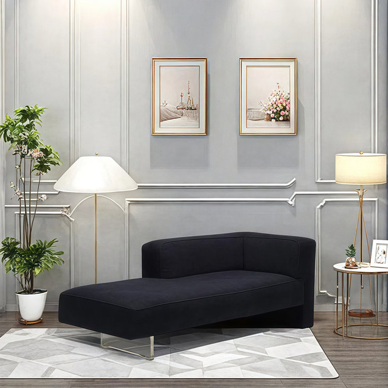 Chaise longue moderne, simple, confortable et décontractée, Orienté à droite