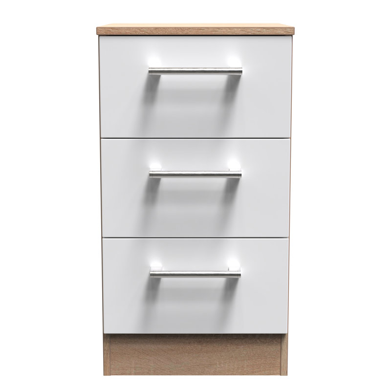 Devon 37cm W Manufactured Wood Bedside Table