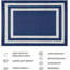 Tapis intérieur / extérieur bleu marine Aine-1004397867