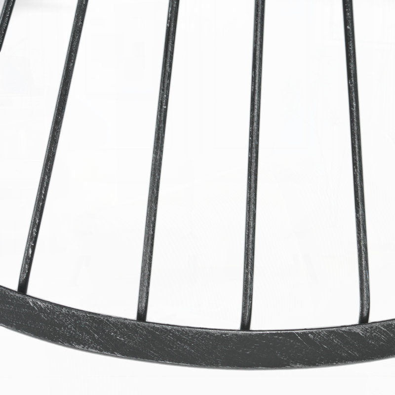 Table d'appoint extérieur, Noir mat