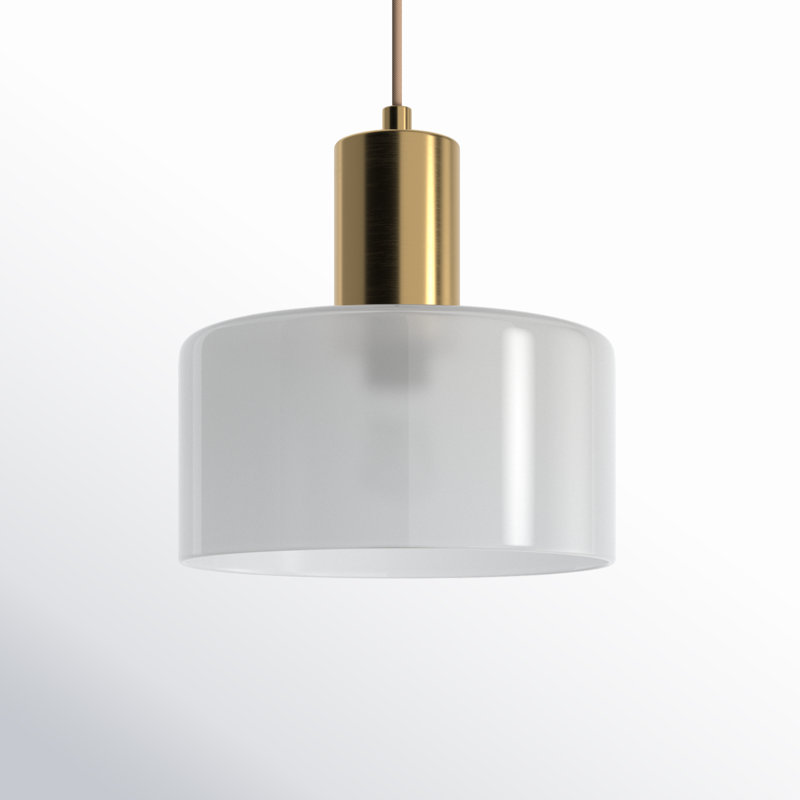 Luminaire suspendu tambour 1 lumière Rothchild
