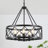 Williston Forge 6- Light 21.65" Dimmable Farmhouse Geometric Drum Chandelier Ceiling Lights for Foyer Kitchen Island Living Room-306903456-315722772