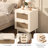 Wood And Cabinet For A Long-term Bedroom Storage -embellished End Table Charming