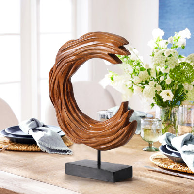 Teak Sculpture Oceanic Decoration