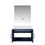 Meuble-lavabo de salle de bain 30 po X P 22 po D, plateau en marbre de Carrare et Miroir à DEL-91086914
