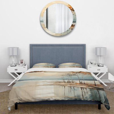 Minimalisme - Voilier Rhythms II - Ensemble de housse de couette transport - Microfibre de polyester