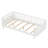 Full Size Kids Platform Bed with Safety Guardrails & Detachable Fence, Wood Frame for Bedroom,White-657280366-657280367