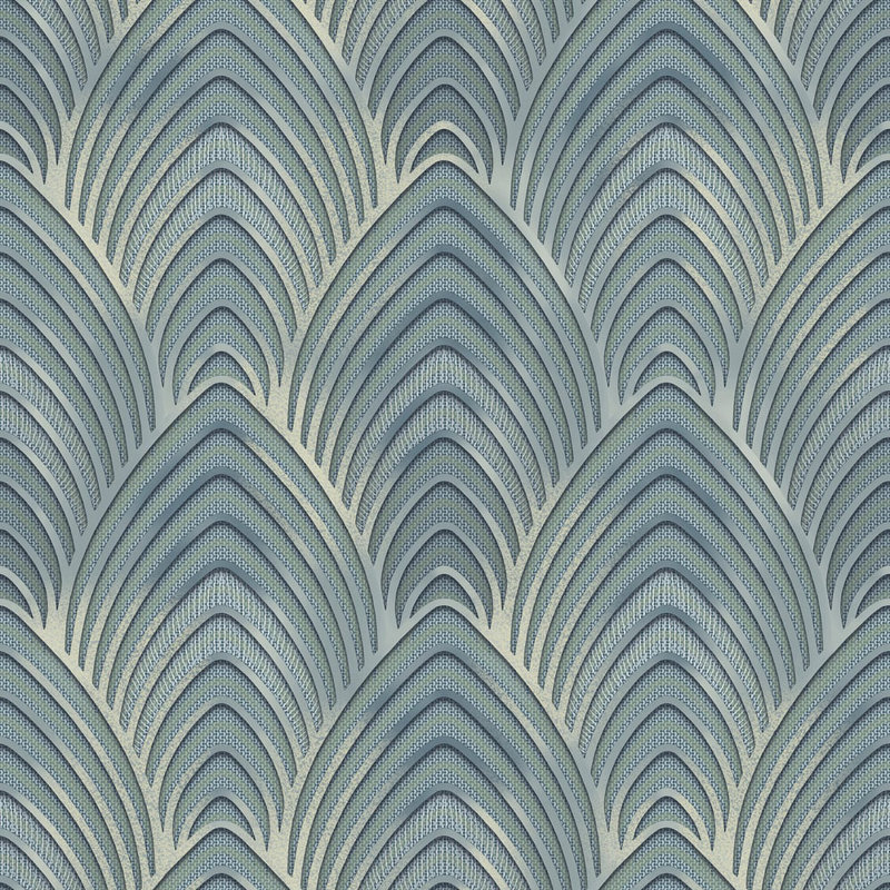 Utopia Collection Arch Array Wallpaper Roll, Green