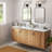 KRAUS Elavo. Rectangular Porcelain Ceramic Undermount Bathroom Sink In White With Overflow Drain, KCU-242