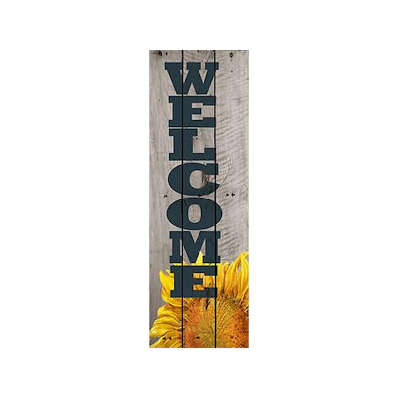 Décoration murale welcome en bois