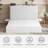  Murphy Bed Queen with Charging Station & Storage Drawers, White-524526257