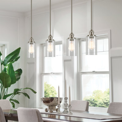 6.25 in. H Glass Drum Lamp Shade