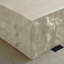 Table basse carrée en fibre de verre pour salon, table rétro de 35,43 po, devant en imitation pierre du canapé, table basse au design moderne pour bureau, appartement, sans assemblage-129682049-129682053