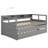Vroman Twin XL Wooden Daybed with Trundles, Storage Cubbies, Light for Free and USB Charging-510318525