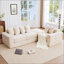 10-In-1 Convertible Sofa Sectional, Corner Couch, Floor Sleeper, No Assembly, DIY Modular Sofa With Side Pockets And Pillows-1292215233