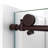 56"- 60" W x 76" H Single Sliding Frameless Shower Door with ClearMax Glass Treatment-84433830