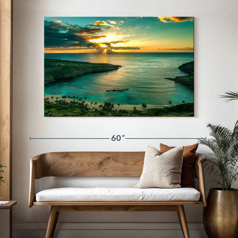 Gillard Hanauma Bay Sunrise, 34" H x 51" W