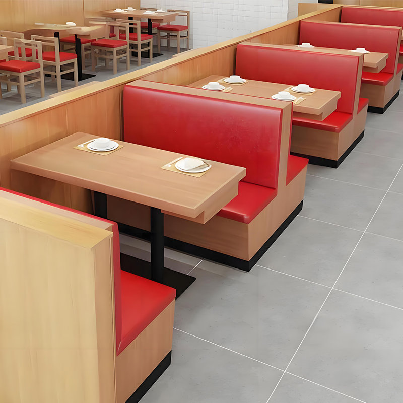 Banc rembourré en similicuir Modern Fashion Simple