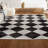 Utgard Classic Geometric Diamond Pattern White/Dark Gray Rug-2144390217