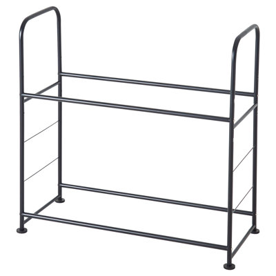 Tire Storage Rack 2Shelf Tire Holder Stand Holds up to 8 Standard Tires