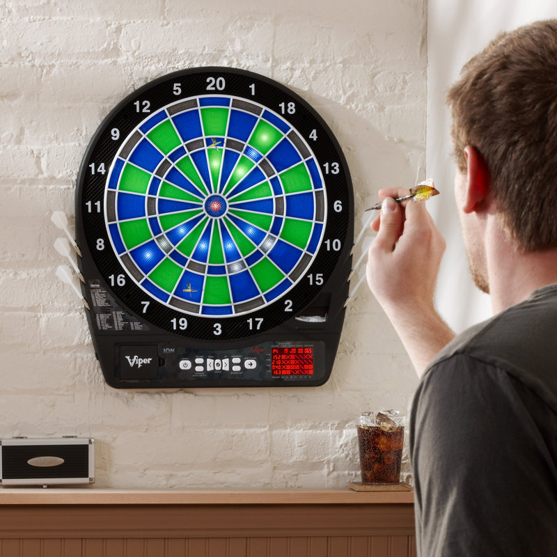Viper Ion Illuminated Electronic Dartboard with Darts