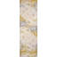 Tapis de couloir intérieur abstrait doré / gris 2 pi x 15 pi (2 pi 3 po x 15 pi) Branch Branch Solenne-1363407570