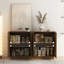 Buffet cannelé 55 po avec tablettes réglables-1875015379
