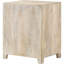 Armoire d'appoint Coastal Whitewash avec tiroir pour bois de manguier et finition