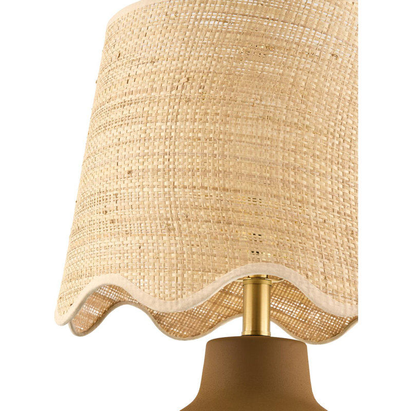 Ganza Table Lamp, Terracotta, Brown