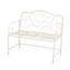 Banc de jardin extérieur