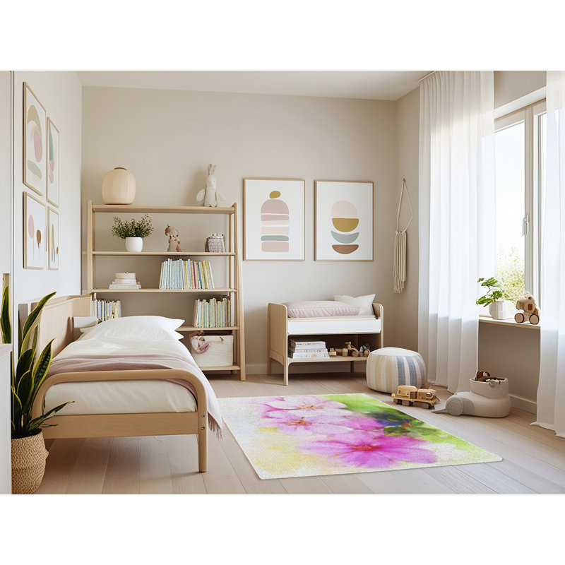 Tapis rose Paint, Rectangle 3 pi x 5 pi